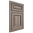 Shiloh Cabinetry Beaded Inset Savannah Hickory Plain Cut Sterling Door