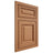 Shiloh Cabinetry Beaded Inset Savannah Maple Plain Cut Cashmere Door
