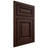 Shiloh Cabinetry Beaded Inset Savannah Maple Plain Cut Cocoa Door