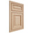 Shiloh Cabinetry Beaded Inset Savannah Maple Plain Cut Natural Door