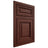 Shiloh Cabinetry Beaded Inset Savannah Maple Plain Cut Sable Door