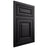 Shiloh Cabinetry Beaded Inset Savannah Paintable Black Door