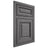 Shiloh Cabinetry Beaded Inset Savannah Red Oak Plain Cut Cadet Door