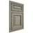 Shiloh Cabinetry Beaded Inset Savannah Red Oak Plain Cut Thyme Door