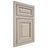 Shiloh Cabinetry Beaded Inset Savannah Walnut Plain Cut Seagull Door