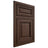 Shiloh Cabinetry Beaded Inset Savannah White Oak Plain Cut Braun Door