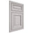 Shiloh Cabinetry Beaded Inset Savannah White Oak Plain Cut Cotton Door