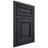 Shiloh Cabinetry Beaded Inset Savannah White Oak Plain Cut Harbor Door