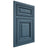 Shiloh Cabinetry Beaded Inset Savannah White Oak Plain Cut Hudson Door