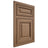 Shiloh Cabinetry Beaded Inset Savannah White Oak Plain Cut Medium Door