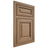 Shiloh Cabinetry Beaded Inset Savannah White Oak Plain Cut Natural Door