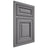 Shiloh Cabinetry Beaded Inset Savannah White Oak Plain Cut Sterling Door