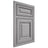 Shiloh Cabinetry Beaded Inset Savannah White Oak Plain Cut Stratus Door