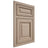 Shiloh Cabinetry Beaded Inset Savannah White Oak Plain Cut Straw Door