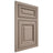 Shiloh Cabinetry Beaded Inset Savannah White Oak Plain Cut Whitewash Door