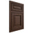 Shiloh Cabinetry Beaded Inset Savannah White Oak Quarter Sawn Braun Door