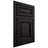 Shiloh Cabinetry Beaded Inset Savannah White Oak Quarter Sawn Espresso Door