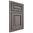 Shiloh Cabinetry Beaded Inset Savannah White Oak Quarter Sawn Flagstone Door