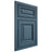 Shiloh Cabinetry Beaded Inset Savannah White Oak Quarter Sawn Hudson Door