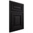 Shiloh Cabinetry Beaded Inset Savannah White Oak Quarter Sawn Ink Door