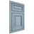 Shiloh Cabinetry Beaded Inset Savannah White Oak Quarter Sawn Sky Door