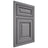 Shiloh Cabinetry Beaded Inset Savannah White Oak Quarter Sawn Sterling Door