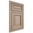 Shiloh Cabinetry Beaded Inset Savannah White Oak Quarter Sawn Straw Door