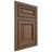 Shiloh Cabinetry Beaded Inset Savannah White Oak Rift Cut Autumn Door