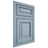 Shiloh Cabinetry Beaded Inset Savannah White Oak Rift Cut Sky Door