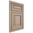Shiloh Cabinetry Beaded Inset Savannah White Oak Rift Cut Straw Door