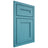 Shiloh Cabinetry Beaded Inset Scottsdale Alder Plain Cut Aqua Door
