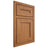 Shiloh Cabinetry Beaded Inset Scottsdale Alder Plain Cut Caramel Door