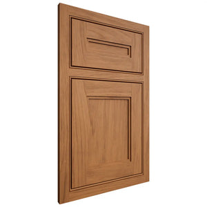 Shiloh Cabinetry Beaded Inset Scottsdale Alder Plain Cut Caramel Door