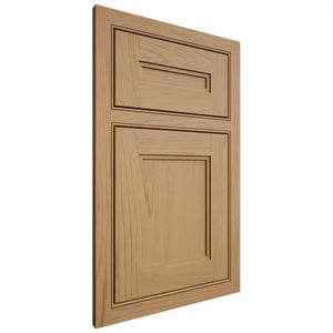 Shiloh Cabinetry Beaded Inset Scottsdale Alder Plain Cut Natural Door