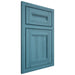 Shiloh Cabinetry Beaded Inset Scottsdale Hickory Plain Cut Aqua Door