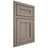 Shiloh Cabinetry Beaded Inset Scottsdale Hickory Plain Cut Sterling Door