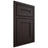 Shiloh Cabinetry Beaded Inset Scottsdale Maple Plain Cut Espresso Door