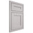Shiloh Cabinetry Beaded Inset Scottsdale Paintable Light French Gray Door