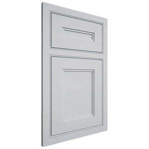 Shiloh Cabinetry Beaded Inset Scottsdale Paintable Niebla Azul Door