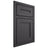 Shiloh Cabinetry Beaded Inset Scottsdale Poplar Plain Cut Cadet Door