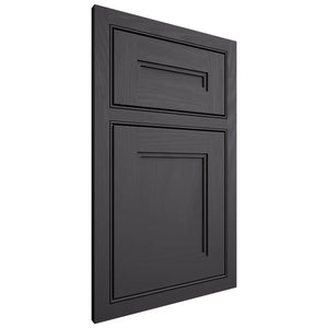 Shiloh Cabinetry Beaded Inset Scottsdale Poplar Plain Cut Cadet Door