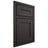 Shiloh Cabinetry Beaded Inset Scottsdale Poplar Plain Cut Carbon Door