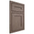 Shiloh Cabinetry Beaded Inset Scottsdale Poplar Plain Cut River Rock Door