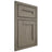 Shiloh Cabinetry Beaded Inset Scottsdale Poplar Plain Cut Sterling Door