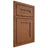 Shiloh Cabinetry Beaded Inset Scottsdale Red Oak Plain Cut Braun Door