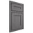 Shiloh Cabinetry Beaded Inset Scottsdale Red Oak Plain Cut Cadet Door
