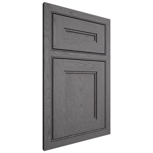 Shiloh Cabinetry Beaded Inset Scottsdale Red Oak Plain Cut Cadet Door