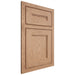 Shiloh Cabinetry Beaded Inset Scottsdale Red Oak Plain Cut Natural Door