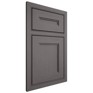 Shiloh Cabinetry Beaded Inset Scottsdale Walnut Plain Cut Cadet Door