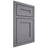 Shiloh Cabinetry Beaded Inset Scottsdale White Oak Plain Cut Cadet Door